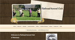 Desktop Screenshot of flatheadkennelclub.org