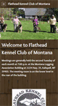 Mobile Screenshot of flatheadkennelclub.org