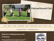 Tablet Screenshot of flatheadkennelclub.org